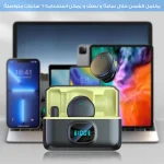 ميكروفون لاسلكي مغناطيسي صغير لتسجيل الصوت مع الأجهزة الذكية