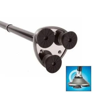 عكاز Trusty Cane السحري بقاعدة رباعية ومصباح مدمج للمشي