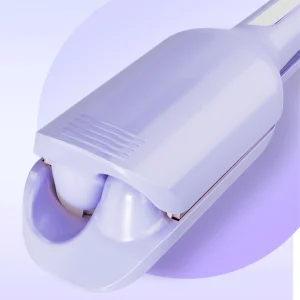 جهاز تمويج الشعر 32 مم بتصميم سيراميك وشاشة LED للتحكم بدرجة الحرارة