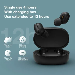 سماعة الأذن اللاسلكية AirDots2 من شاومي بتصميم صغير واتصال بلوتوث