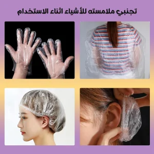 صبغة شعر اسود مع مشط مدمج لتغطية الشيب بسهولة