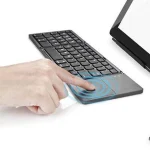 كيبورد وماوس قابل للطي بتصميم مدمج ومحمول للتنقل والعمل