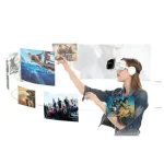 نظارة واقع افتراضي VR Shinecon لمشاهدة الأفلام والألعاب ثلاثية الأبعاد