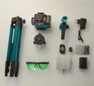 طقم متر الليزر 360 درجة